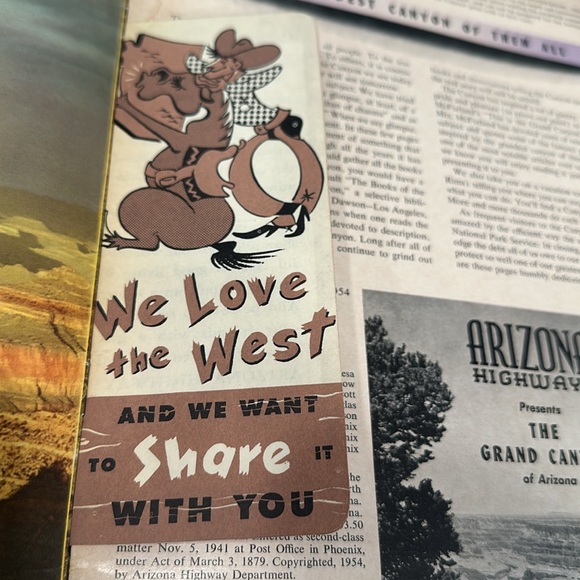 VINTAGE Arizona Highways Magazines (2) January and March 1954 - Picture 9 of 16